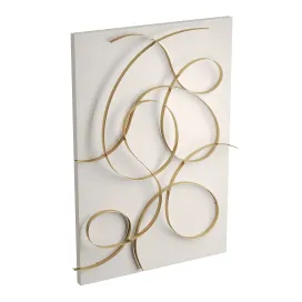 Freehand metal wall panel
